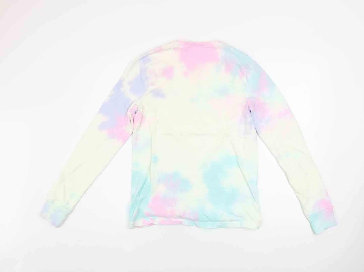 Champion Unisex Multicoloured Tie-Dye XS Long Sleeve Cotton Top