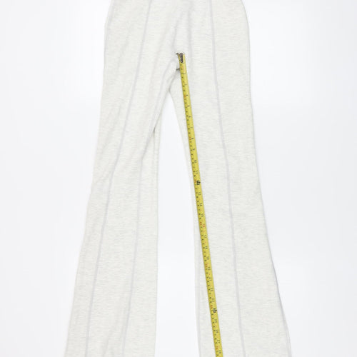Boohoo Women’s Ivory High Rise Stretch Leggings Size S