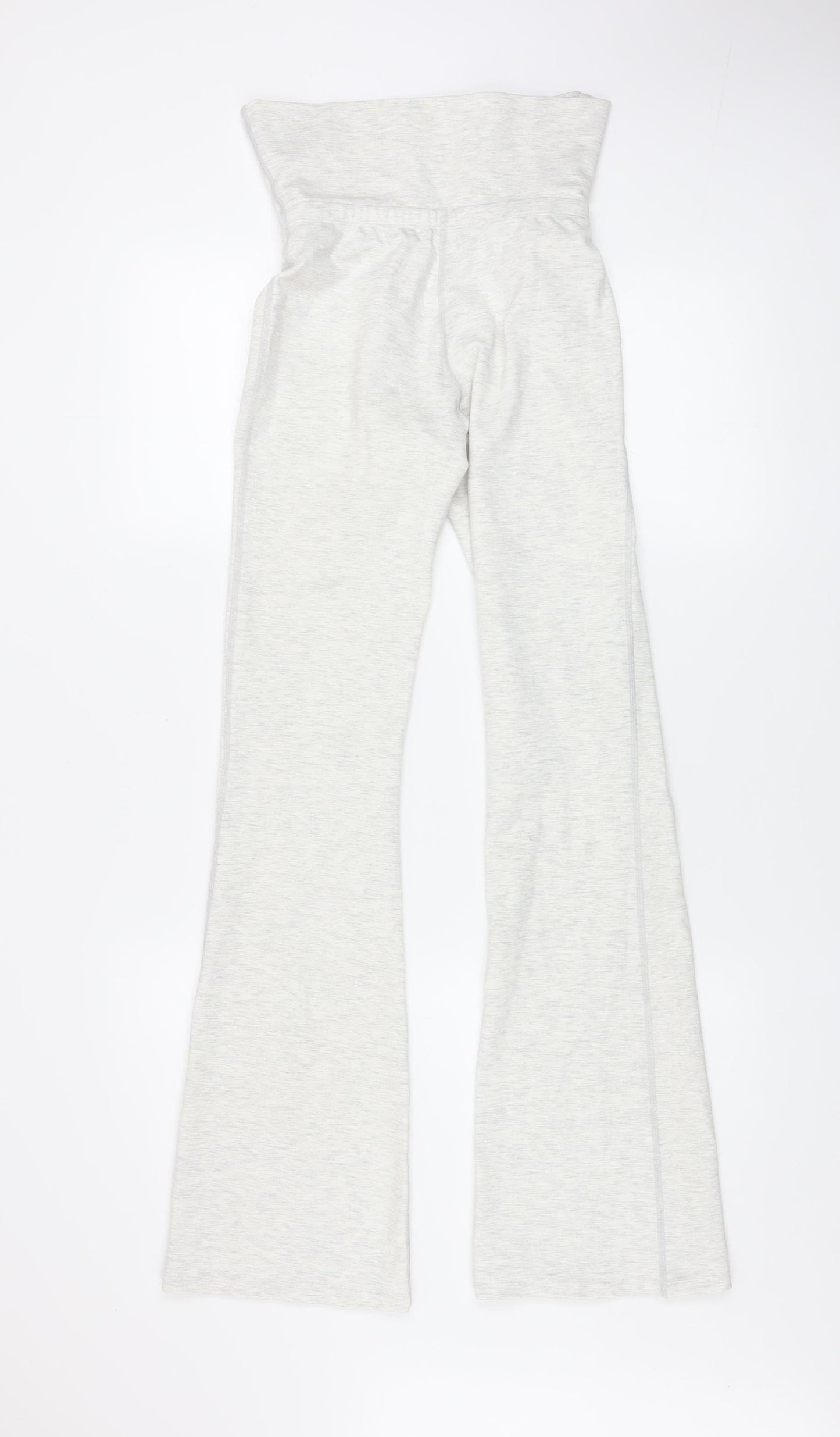 Boohoo Women’s Ivory High Rise Stretch Leggings Size S