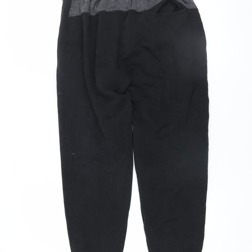 Diesel Men’s Black Fleece Jogger Trousers Size M Regular Fit