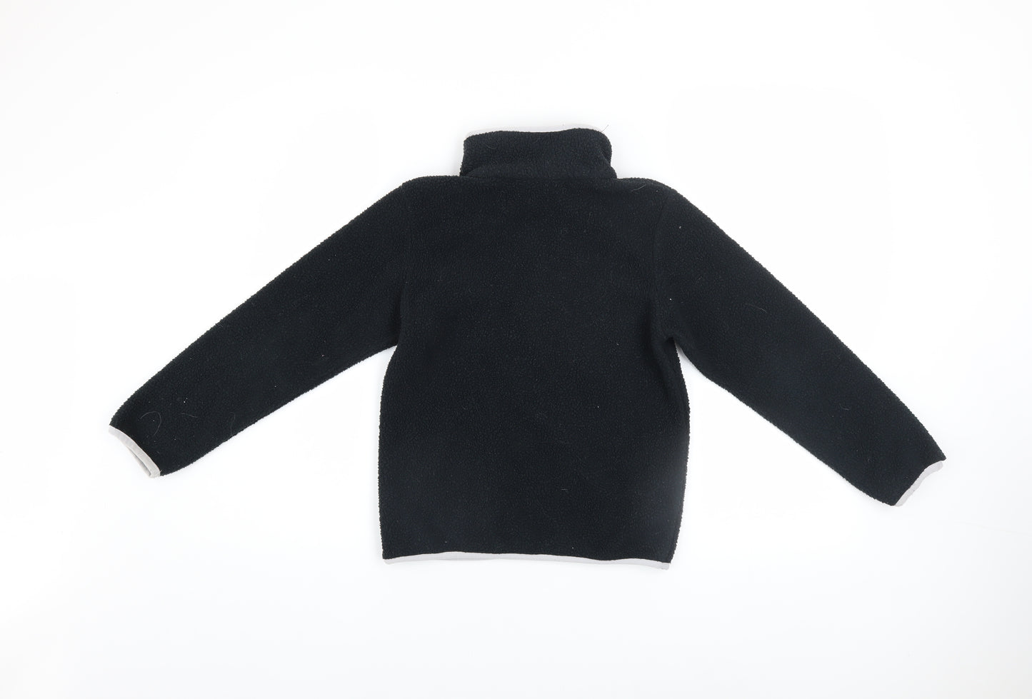 Columbia Girls Black Fleece Henley Sweatshirt Size S Outdoor Pullover