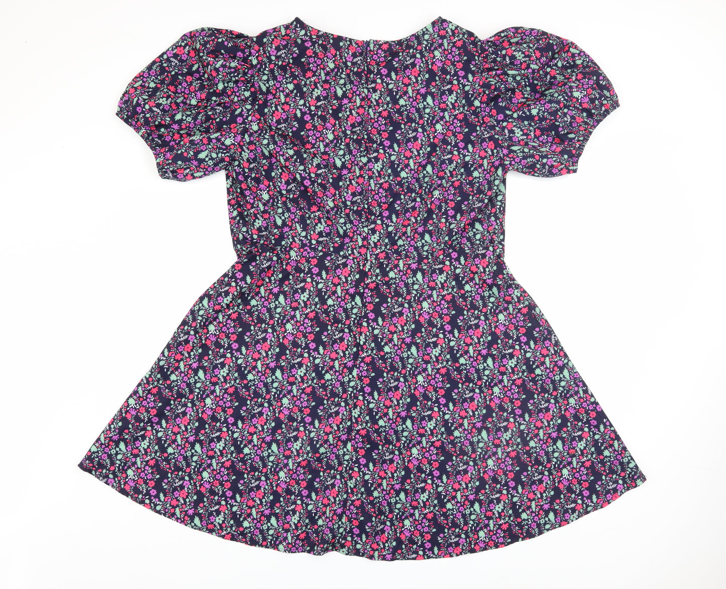 Emily & Me Women's Multicoloured Floral A-Line Dress Size 16