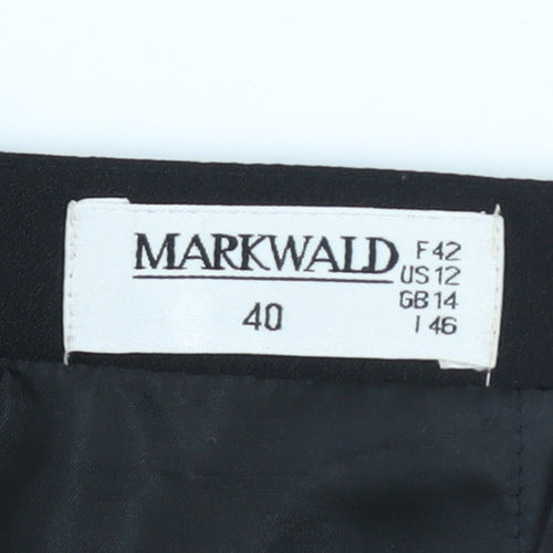 Markwald Women's Black Size 14 Pencil Skirt Workwear