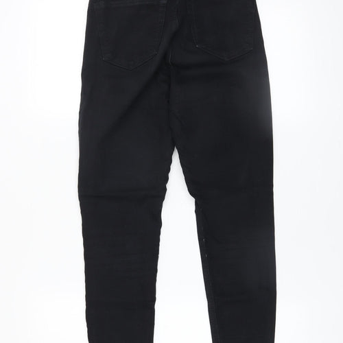 Topshop Women's Black High Rise Skinny Jeans Size 8 Regular