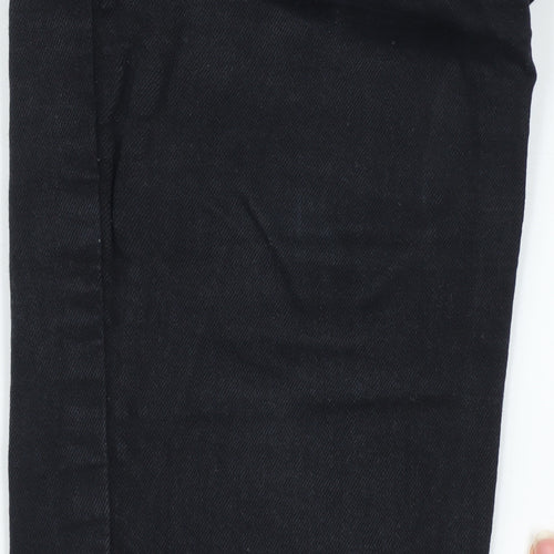 Topshop Women's Black High Rise Skinny Jeans Size 8 Regular