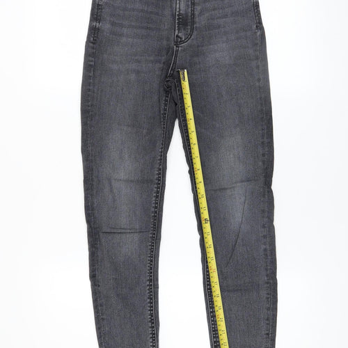 Stradivarius Women’s Grey High Waist Skinny Jeans UK 6