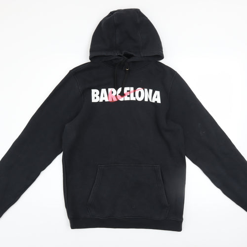 Nike Men's Black Barcelona Graphic Pullover Hoodie Size S