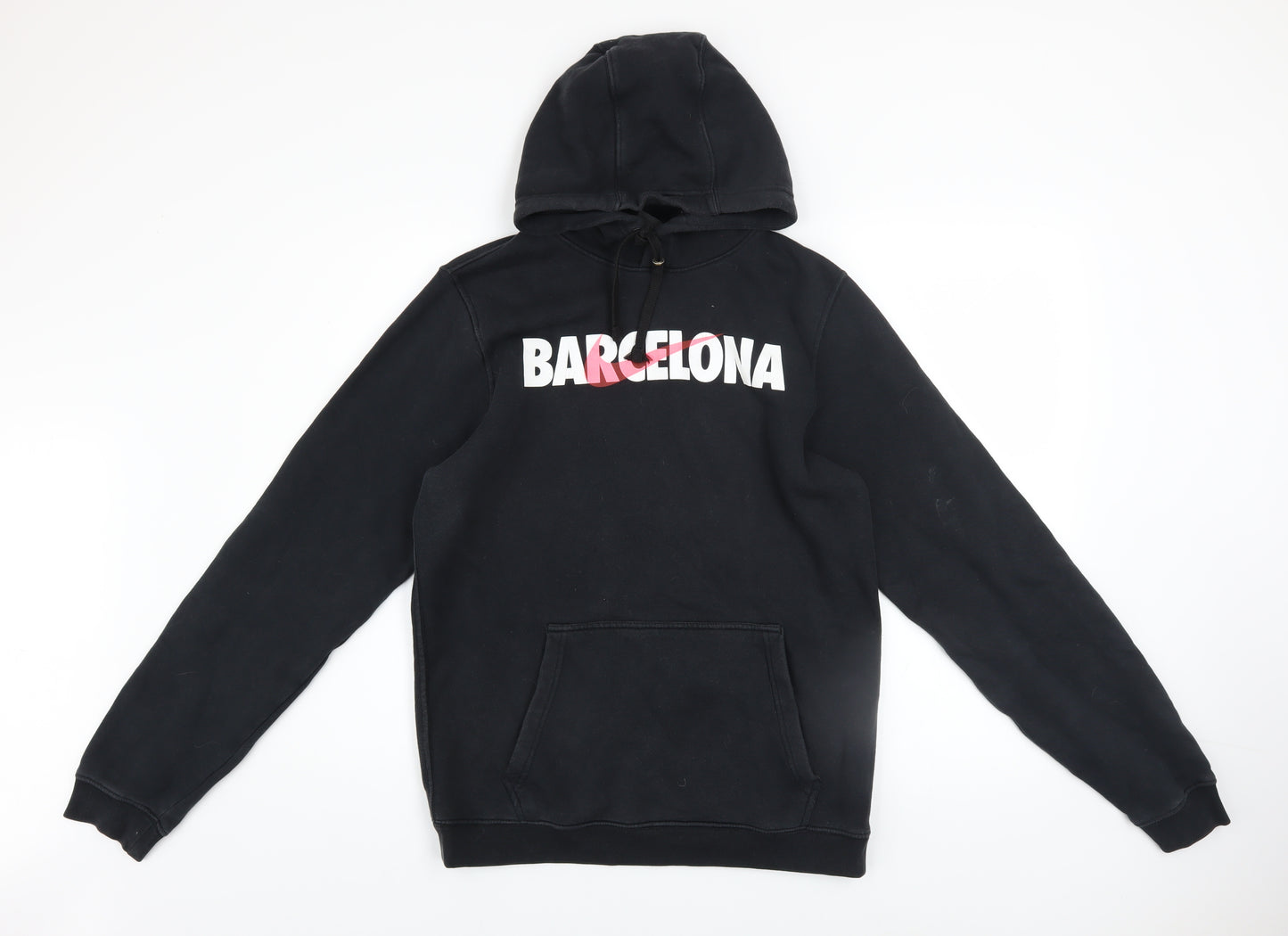 Nike Men's Black Barcelona Graphic Pullover Hoodie Size S