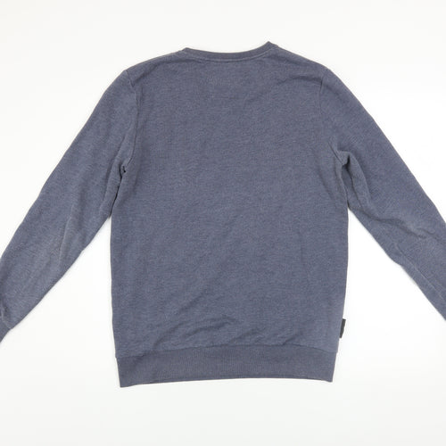 The Bearhug Co Men’s Blue Lion Graphic Sweatshirt Size S