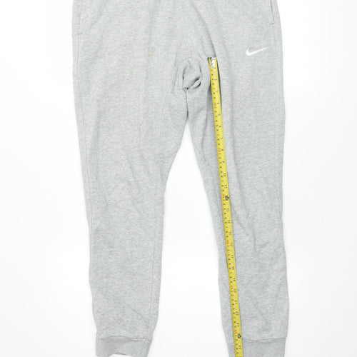 Nike Men’s Grey Fleece Jogger Sweatpants Size M Regular Fit