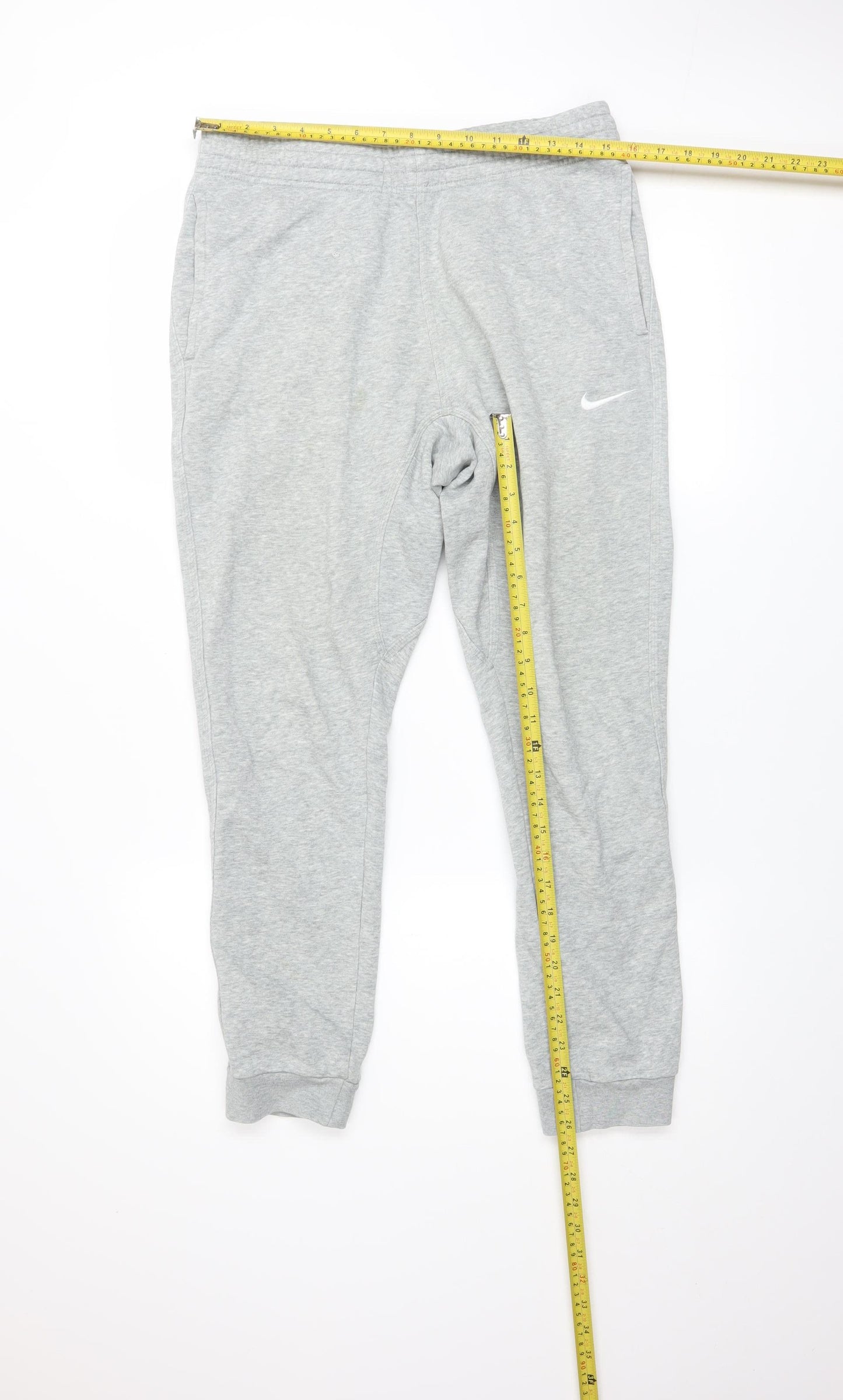 Nike Men’s Grey Fleece Jogger Sweatpants Size M Regular Fit