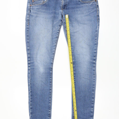 ONLY Mens Blue Slim Fit Stretch Denim Jeans Size 32W 32L