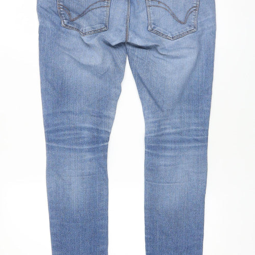 ONLY Mens Blue Slim Fit Stretch Denim Jeans Size 32W 32L