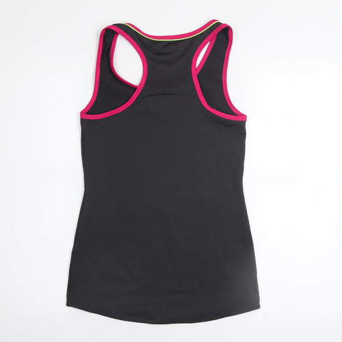 Dunnes Stores Women Black Racerback Tank Top Size 8 Athletic Fit