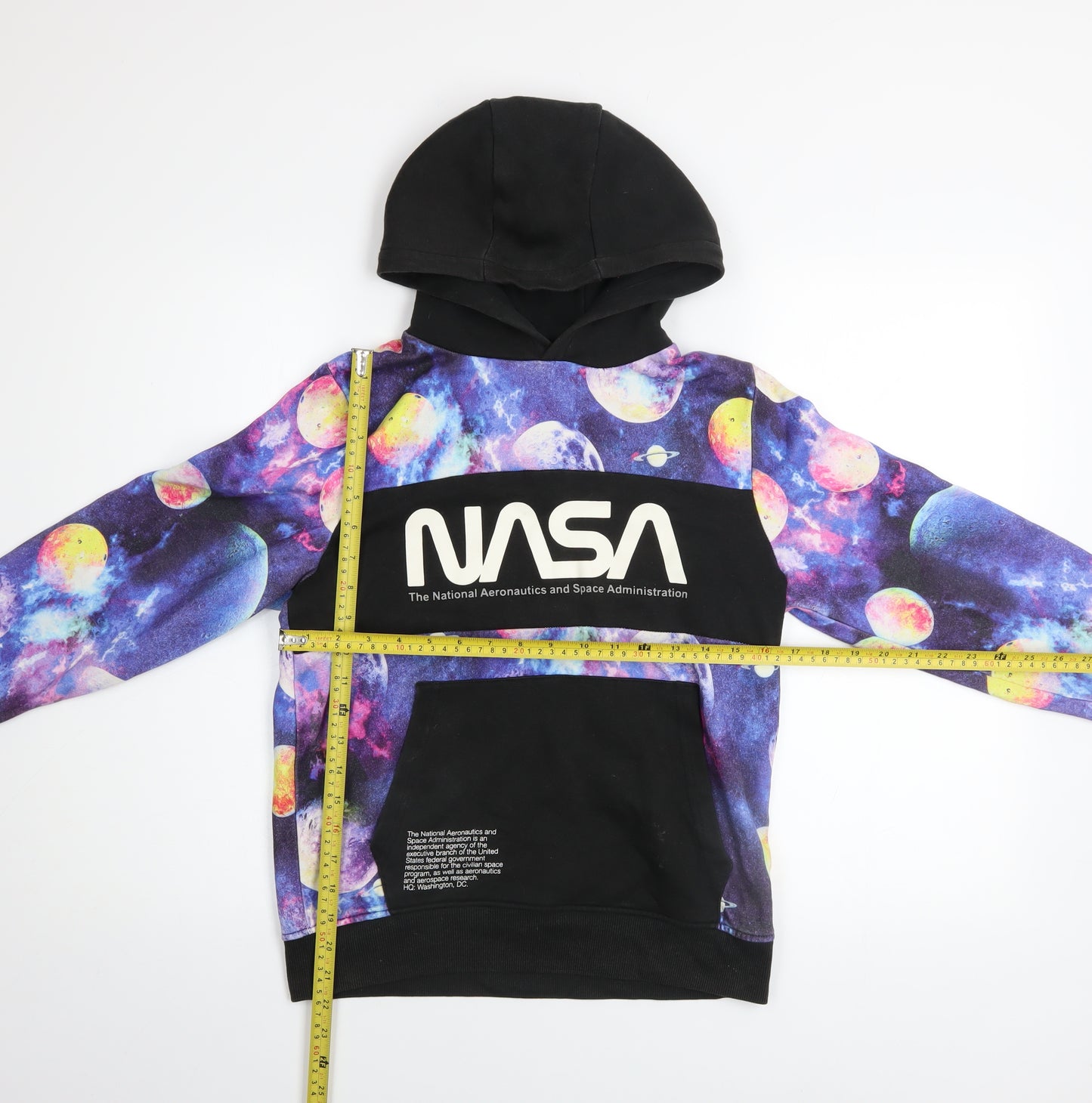 Next Boys Multicoloured NASA Space Pullover Hoodie 12 Years