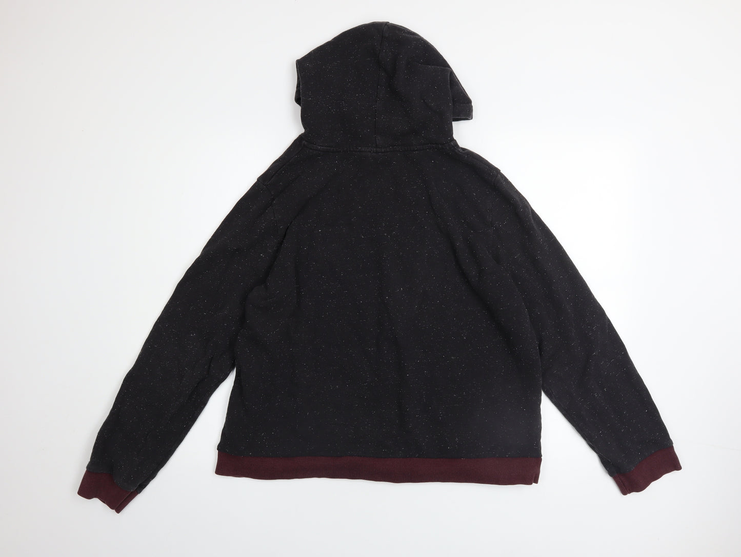 Harry Potter Women's Black Hoodie Size 18 Hogwarts Crest Cotton Blend