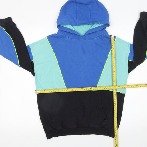 Next Boys Multicoloured Pullover Hoodie 12 Years Colourblock Cotton Blend