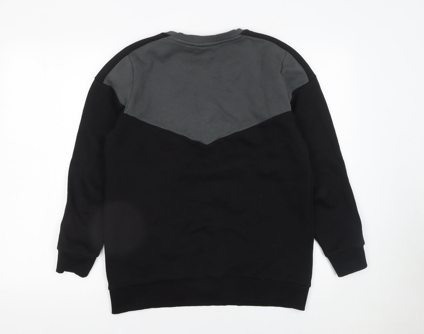 Kings Will Dream Boys Black & Grey Pullover Sweatshirt 14-15 Years Regular Fit