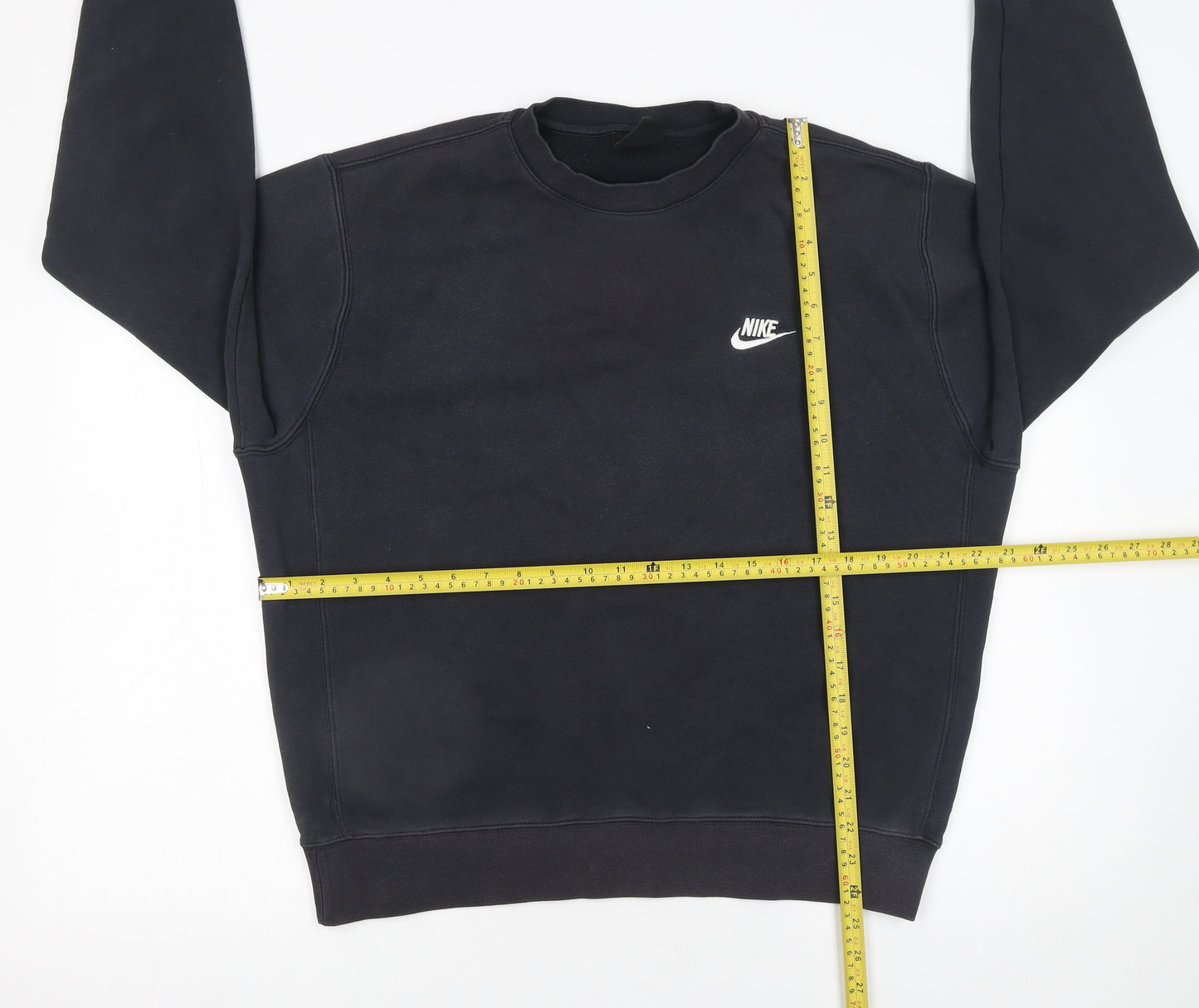 Nike Men's Black Medium Crew Neck Pullover Sweatshirt