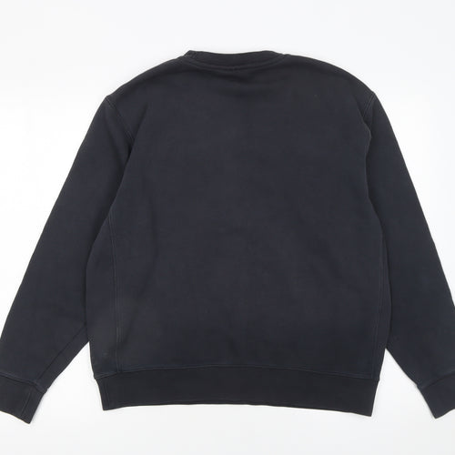 Nike Men's Black Medium Crew Neck Pullover Sweatshirt