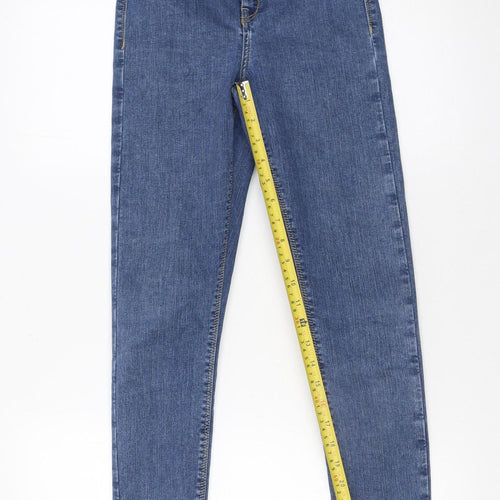River Island Women’s Blue Skinny Mid Rise Stretch Jeans Size 6