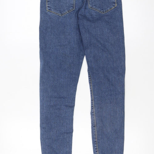 River Island Women’s Blue Skinny Mid Rise Stretch Jeans Size 6
