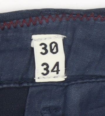 Jack & Jones Men’s Blue Slim Fit Chino Trousers 30W 34L
