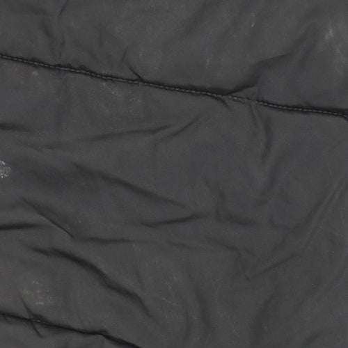 Next Girls Black Hooded Puffer Coat 14 Years Long Winter Jacket