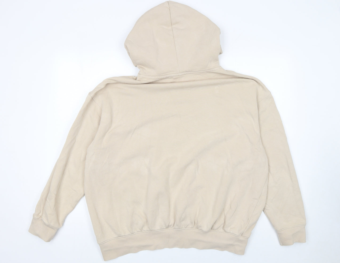 Nike Women’s Beige Pullover Hoodie M Cotton Blend Casual