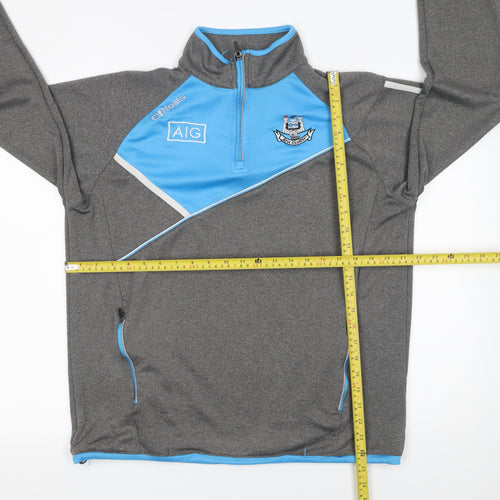 O'Neills Men's Grey 1/4 Zip Sports Sweatshirt Size L