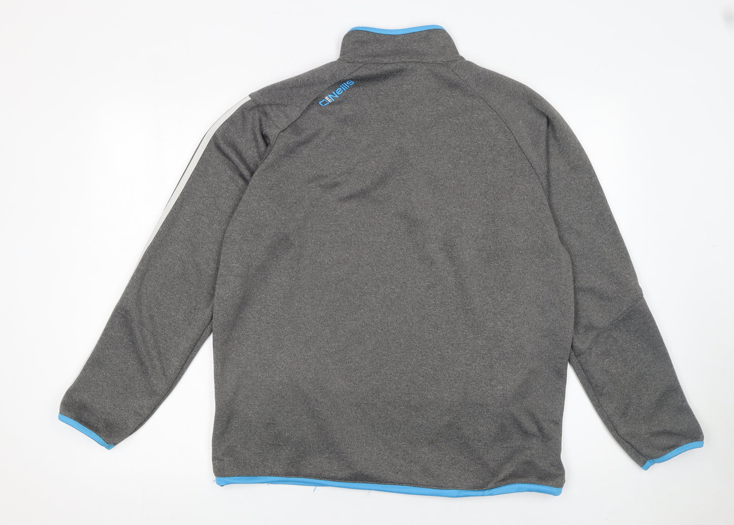 O'Neills Men's Grey 1/4 Zip Sports Sweatshirt Size L