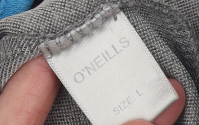 O'Neills Men's Grey 1/4 Zip Sports Sweatshirt Size L