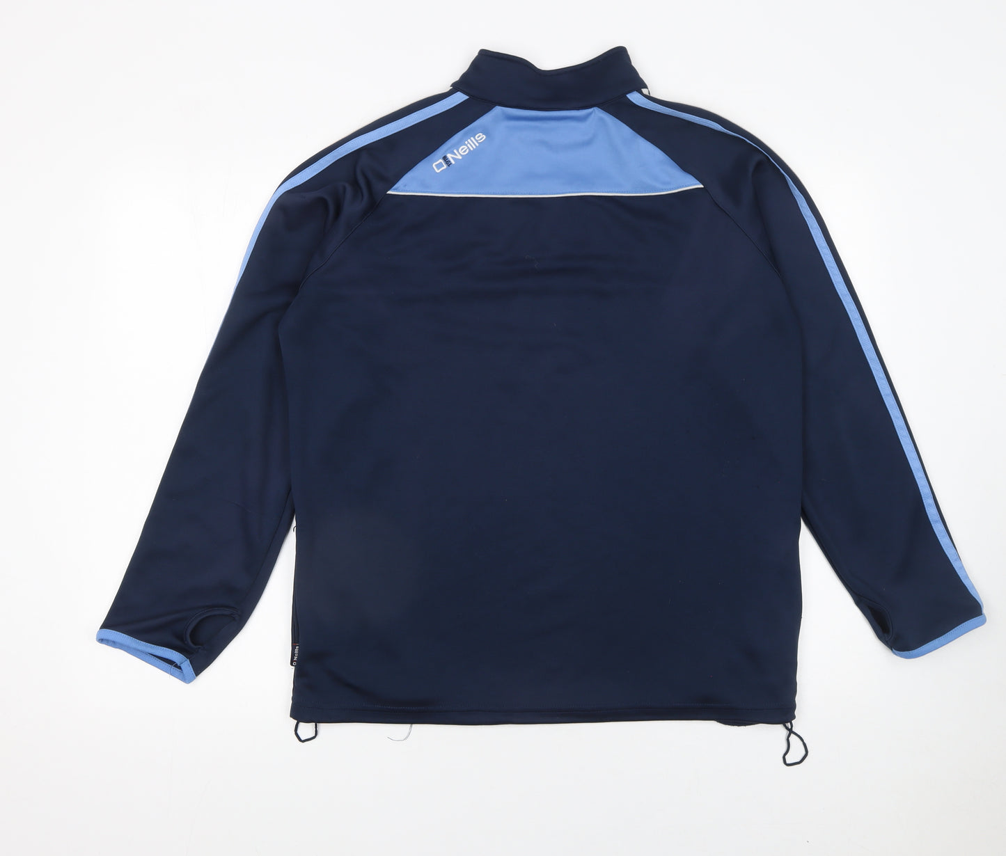 O'Neills Men's Blue 1/4 Zip Pullover Sports Sweatshirt Size L