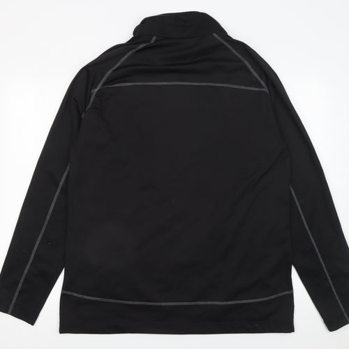 Dickies Men’s Black 2XL Softshell Track Jacket Full Zip Activewear