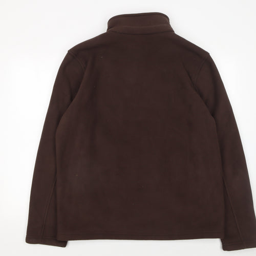 Regatta Men Brown XL Fleece Jacket Full Zip Outdoor Hiking