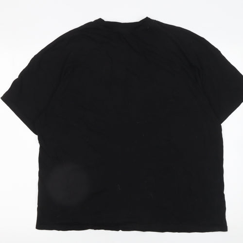 BLACKPINK Women's Black Rhinestone Crown Graphic T-Shirt M