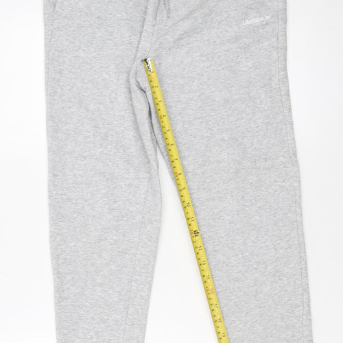 LA Gear Women's Grey Jogger Trousers Size 8 Comfortable Fleece