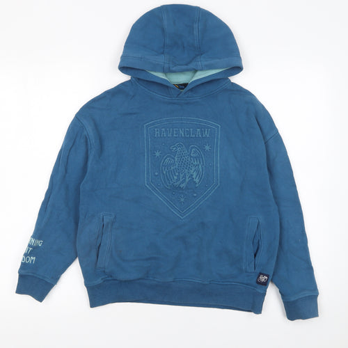 Marks and Spencer Boys Blue Ravenclaw Pullover Hoodie 11 Years
