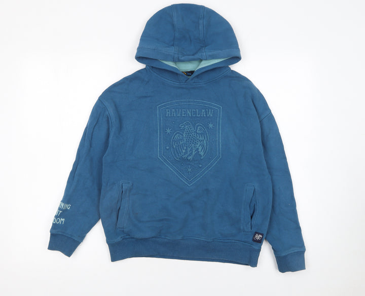 Marks and Spencer Boys Blue Ravenclaw Pullover Hoodie 11 Years