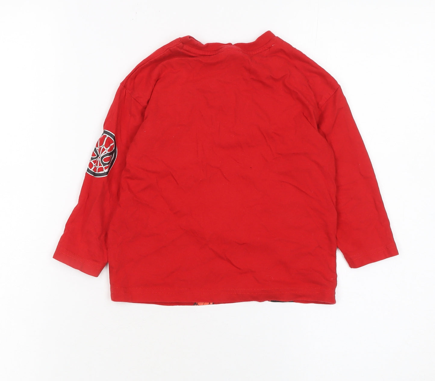 Marvel Spider-Man Boys Red Long Sleeve T-Shirt 2-3 Years