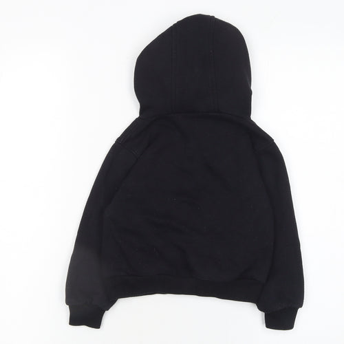 Nike Boys Black Pullover Hoodie 2-3 Years Fleece Graphic Logo Sweatshirt