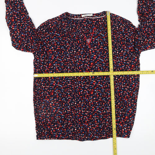 Cecil Womens Multicoloured Geometric Viscose Tunic Blouse L