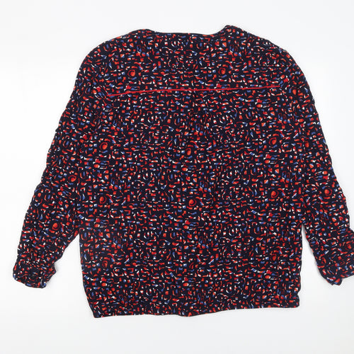 Cecil Womens Multicoloured Geometric Viscose Tunic Blouse L