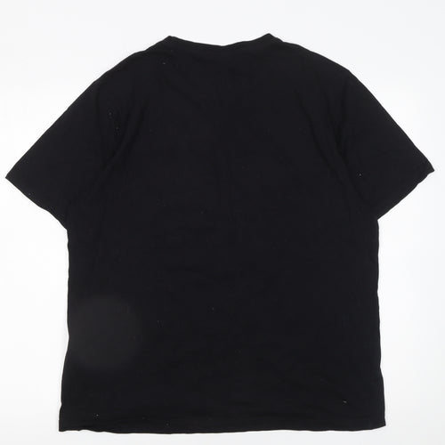 International Space Archives Men's Black NASA Graphic T-Shirt Size L