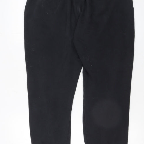 Nike Men's Black Jogger Sweatpants L Regular Fit Tapered Logo