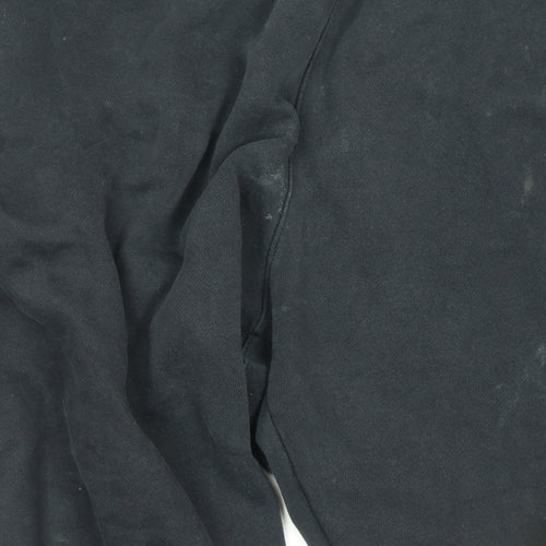 Nike Men's Black Jogger Sweatpants L Regular Fit Tapered Logo