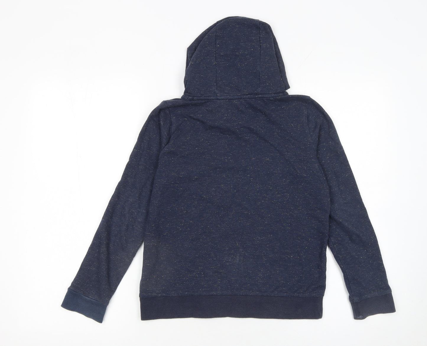 Monsoon Girls Blue Sequin 'Dream Believe Achieve' Hooded Pullover 12-13 Years