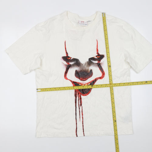 IT Chapter Two Men's White Horror Graphic T-Shirt Size M