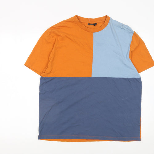 ASOS Design Men's Multicoloured Crew Neck Short Sleeve Cotton T-Shirt M