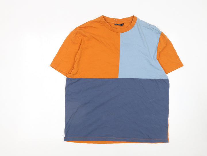 ASOS Design Men's Multicoloured Crew Neck Short Sleeve Cotton T-Shirt M